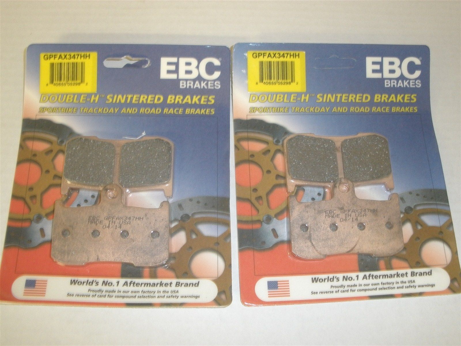 EBC Brakes GPFAX Sintered Road Race Brake Pads Front - GPFAX347HH EBC Brakes GPFAX Sintered Road Race Brake Pads Front - GPFAX347HH